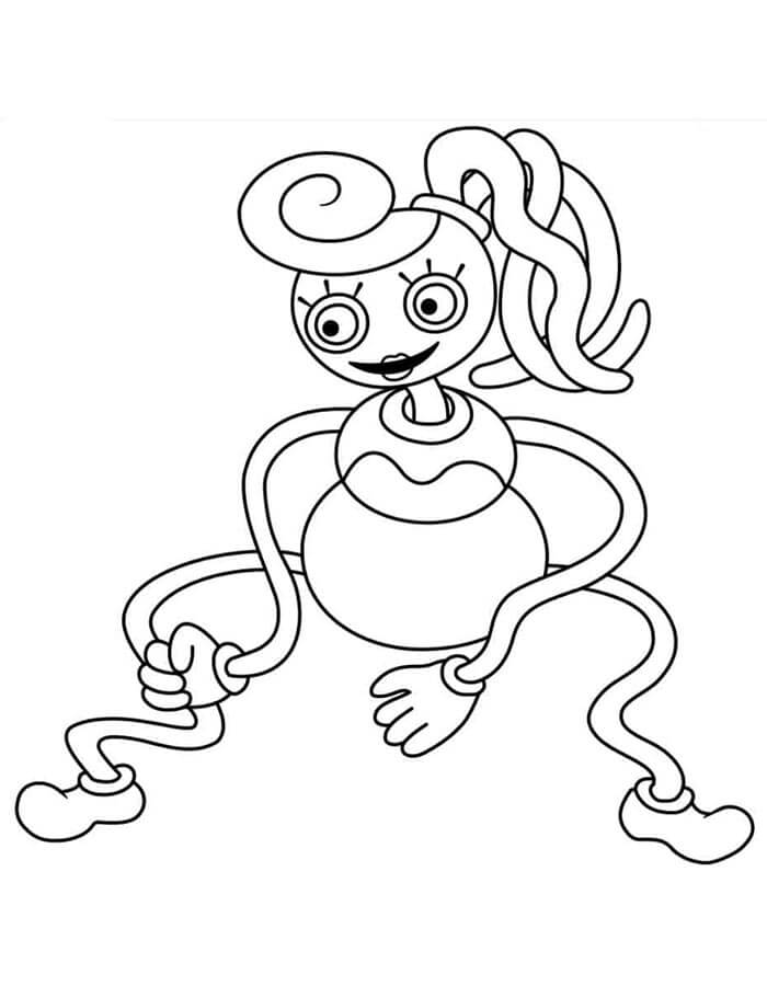 Kostenlos druckbares Poppy Playtime ausmalbilder