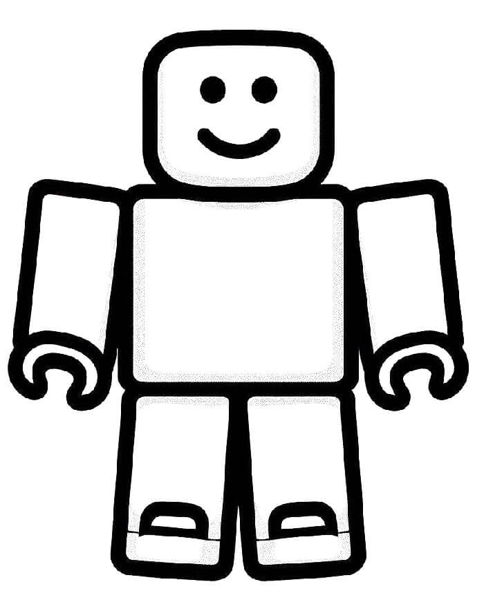 Kostenlos druckbares Roblox ausmalbilder