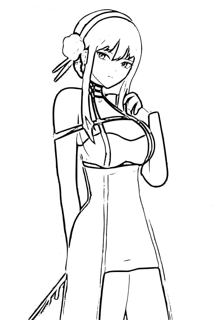 Kostenlos druckbares Spy x Family ausmalbilder