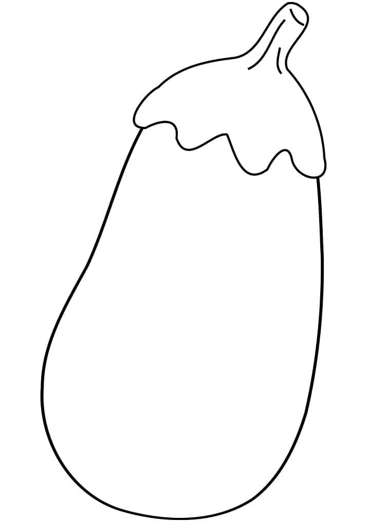 Kostenlose Aubergine ausmalbilder