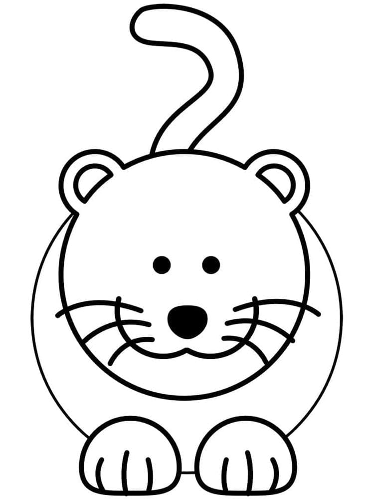 Kostenlose Katze ausmalbilder