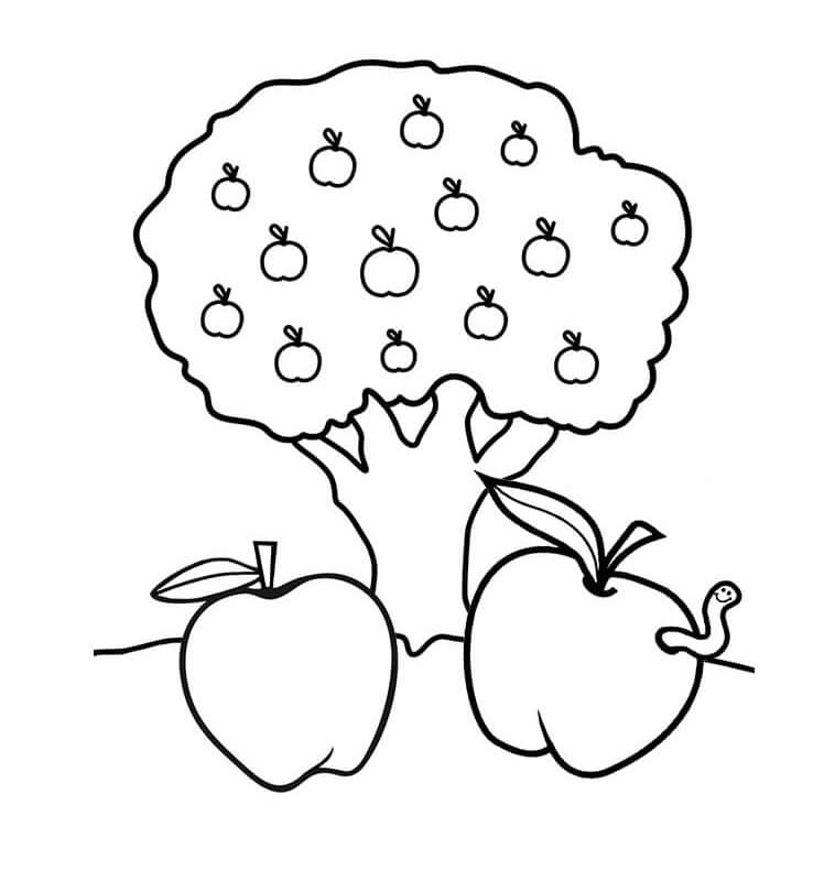 Kostenlose Kinder-Ausgabe Früchte ausmalbilder