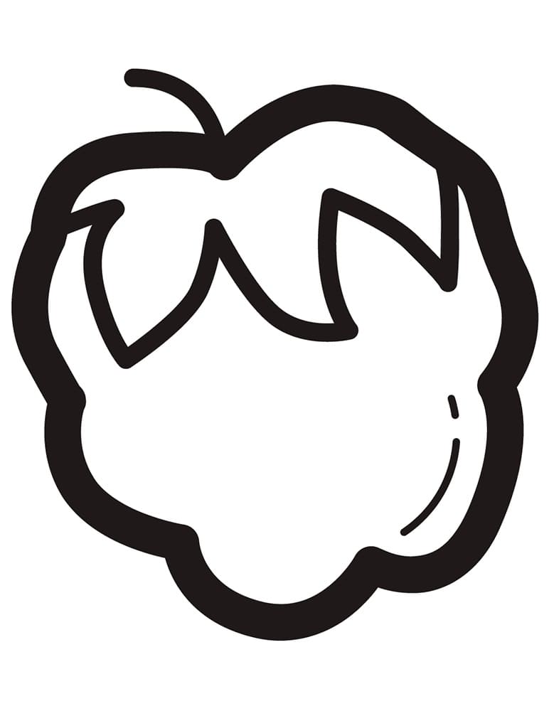 Kostenlose Kinder-Ausgabe Himbeere ausmalbilder