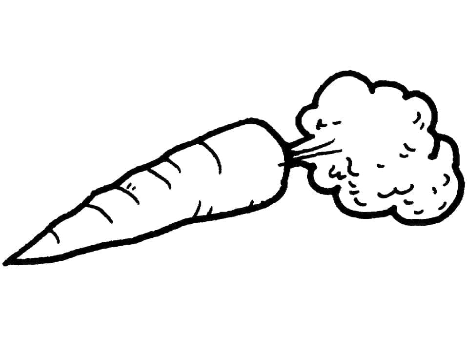 Kostenlose Kinder-Ausgabe Karotte ausmalbilder