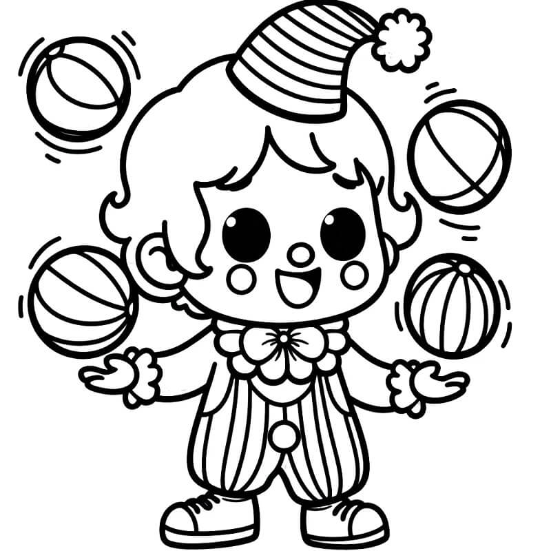 Kostenlose Kinder-Ausgabe Zirkus ausmalbilder