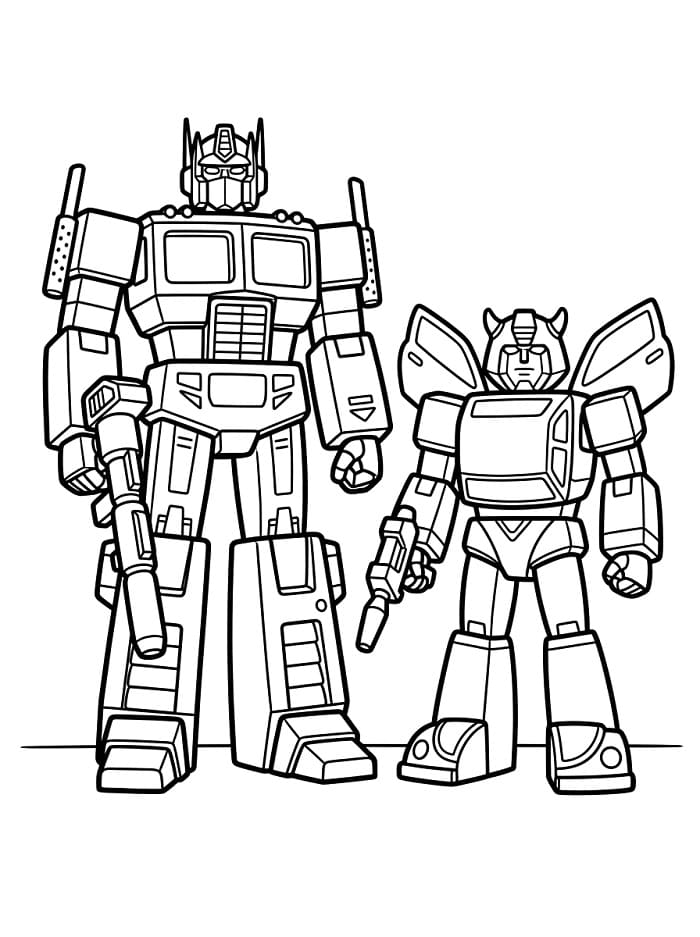 Kostenlose Transformers ausmalbilder