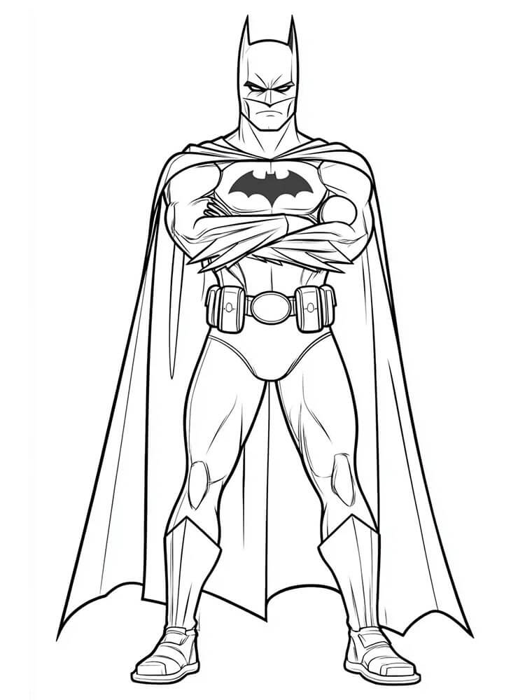 Kostenloser Batman für Kinder ausmalbilder