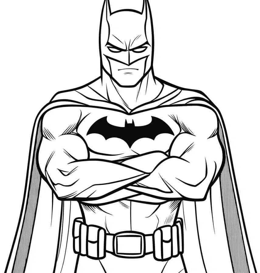 Kostenloser Batman zum Ausdrucken ausmalbilder