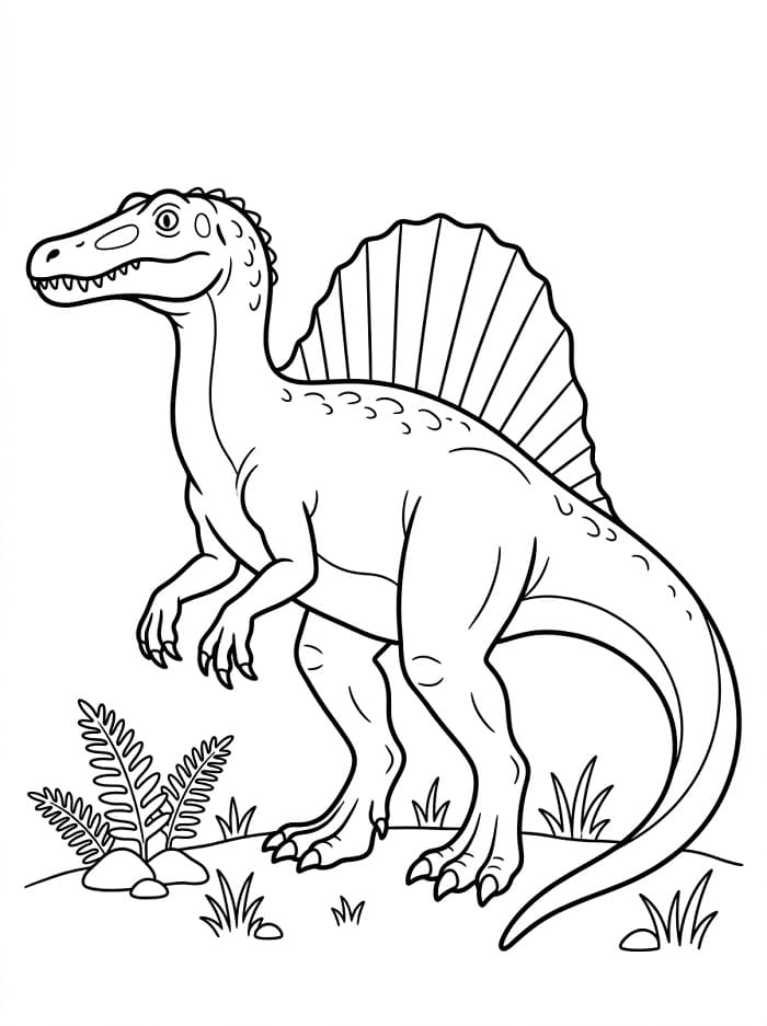 Kostenloser Dinosaurier ausmalbilder