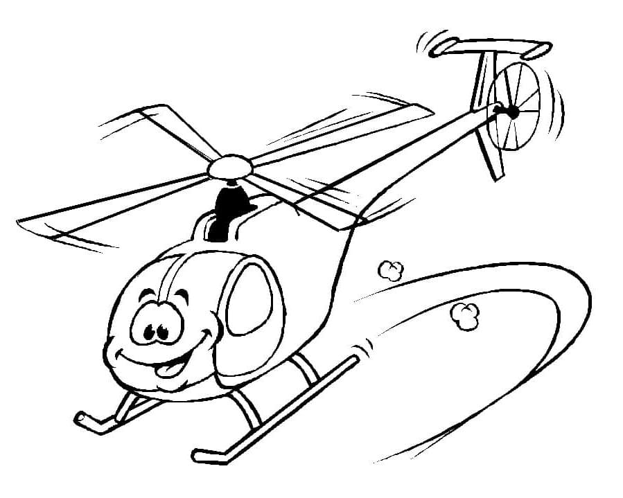 Kostenloser Hubschrauber zum Ausdrucken ausmalbilder