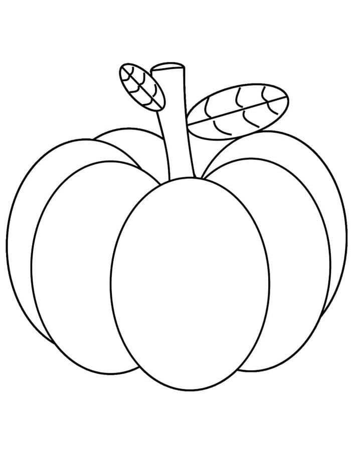 Kostenloser Kinder-Kürbis Ausdruck ausmalbilder