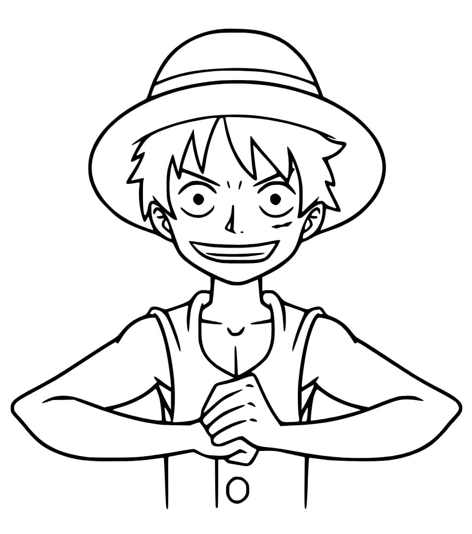 Kostenloser Luffy zum Ausdrucken ausmalbilder