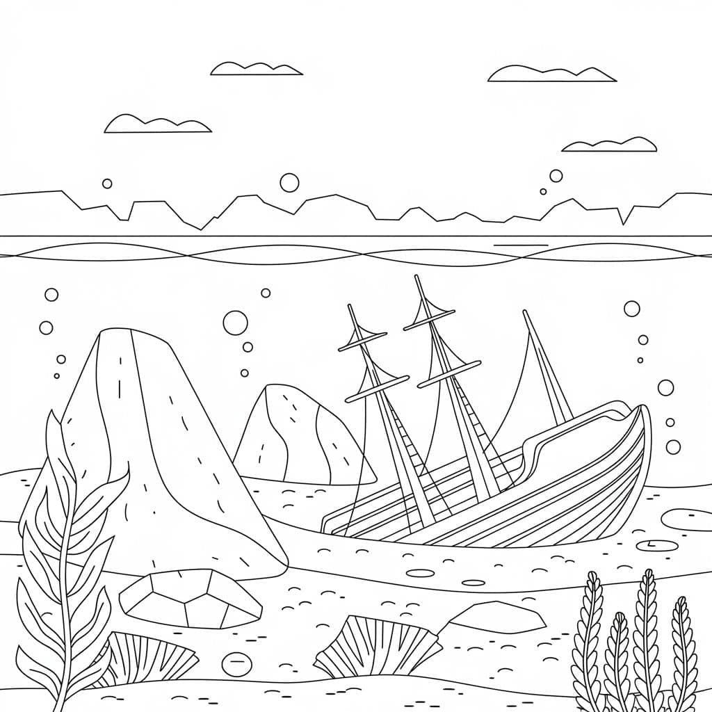 Kostenloser Meer zum Ausdrucken ausmalbilder
