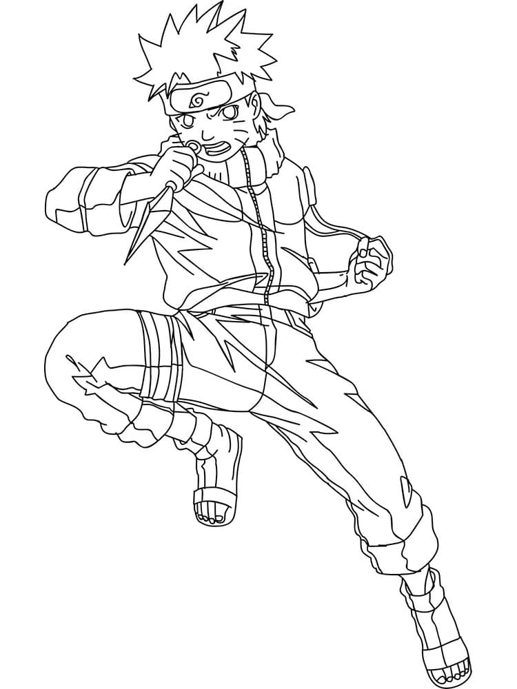 Kostenloser Naruto zum Ausdrucken ausmalbilder