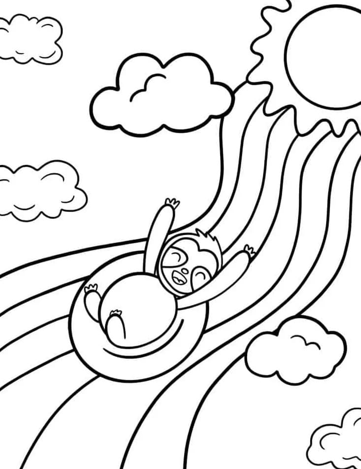 Kostenloser Regenbogen ausmalbilder