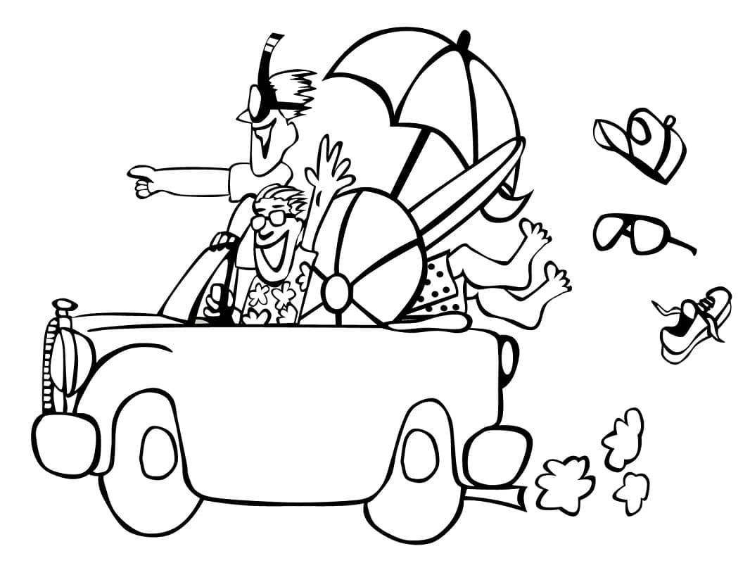 Kostenloser Strand zum Ausdrucken ausmalbilder