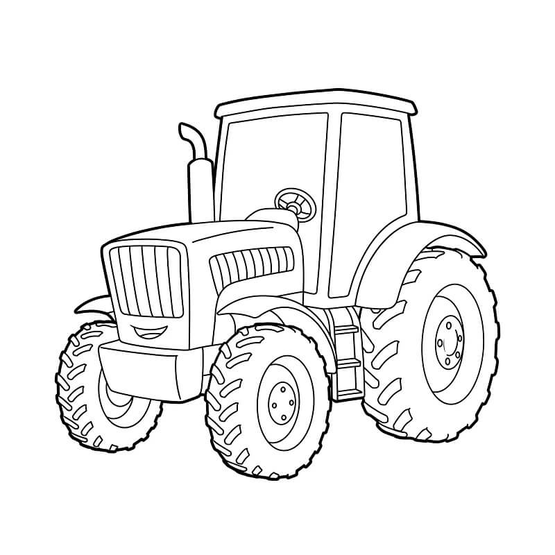 Kostenloser Traktor zum Ausdrucken ausmalbilder