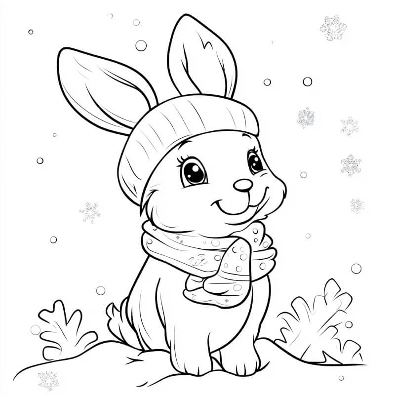 Kostenloser Winter zum Ausdrucken ausmalbilder