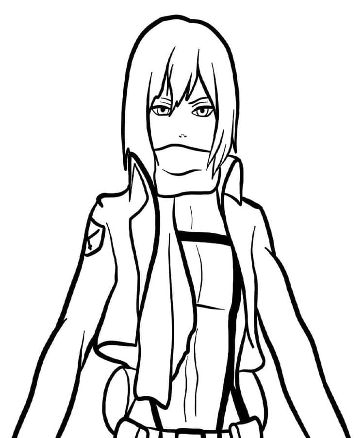 Kostenloses Attack on Titan Bild ausmalbilder