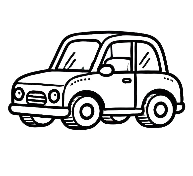 Kostenloses Auto Bild ausmalbilder