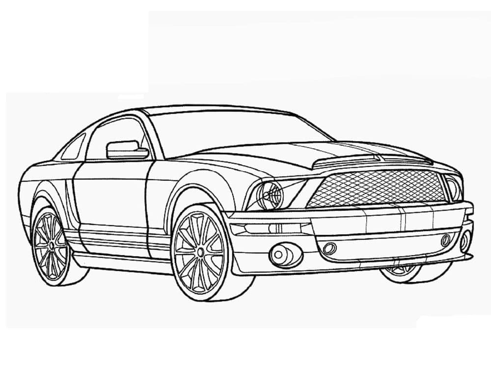Kostenloses Auto zum Ausdrucken ausmalbilder
