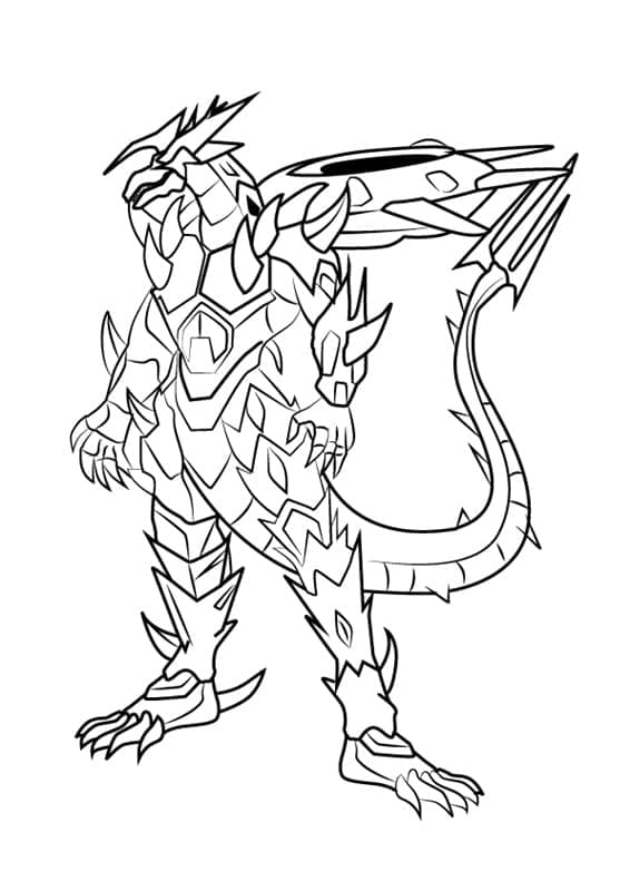 Kostenloses Bakugan Bild ausmalbilder