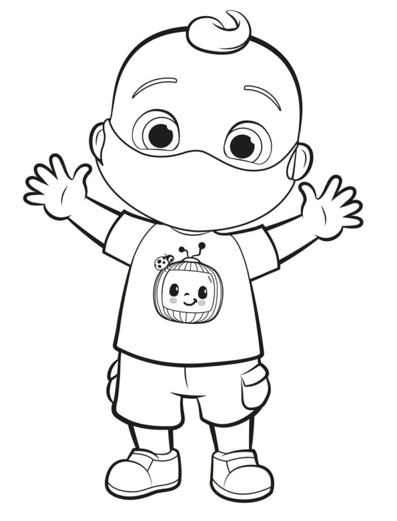 Kostenloses Bild von Cocomelon ausmalbilder