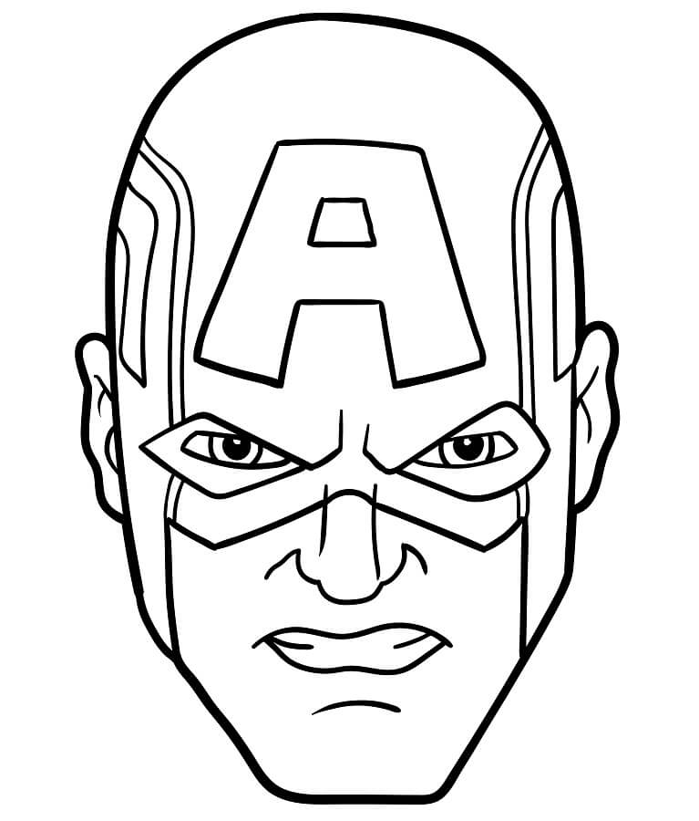 Kostenloses Captain America Bild ausmalbilder
