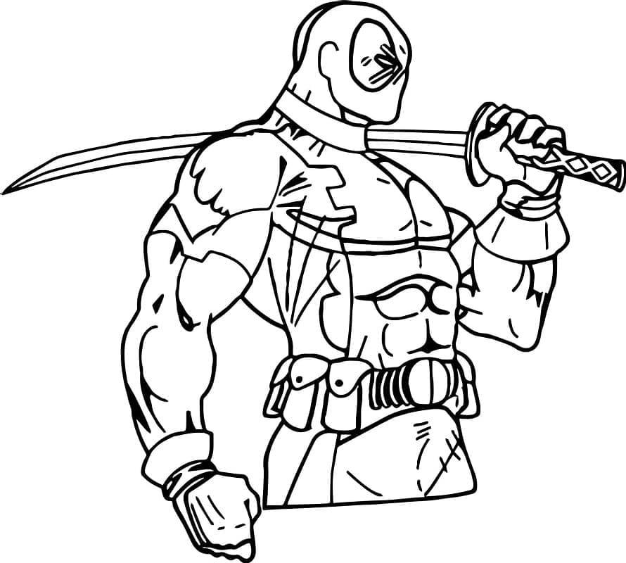 Kostenloses Deadpool Bild ausmalbilder