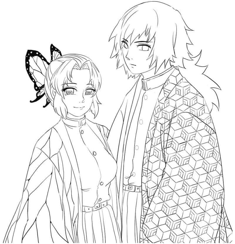 Kostenloses Demon Slayer Bild ausmalbilder