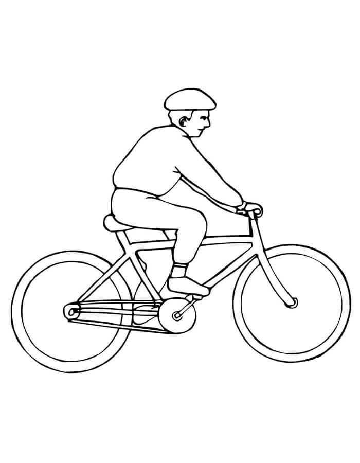 Kostenloses Fahrrad für Kinder ausmalbilder