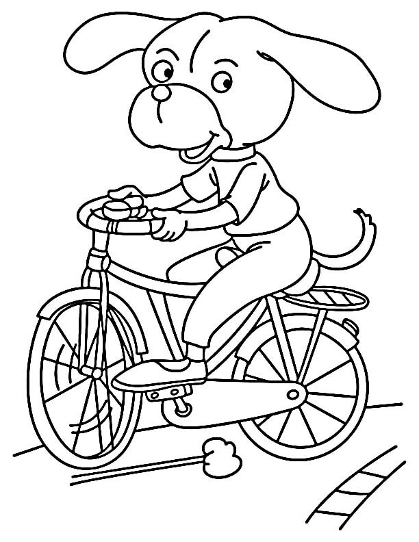 Kostenloses Fahrrad zum Ausdrucken ausmalbilder