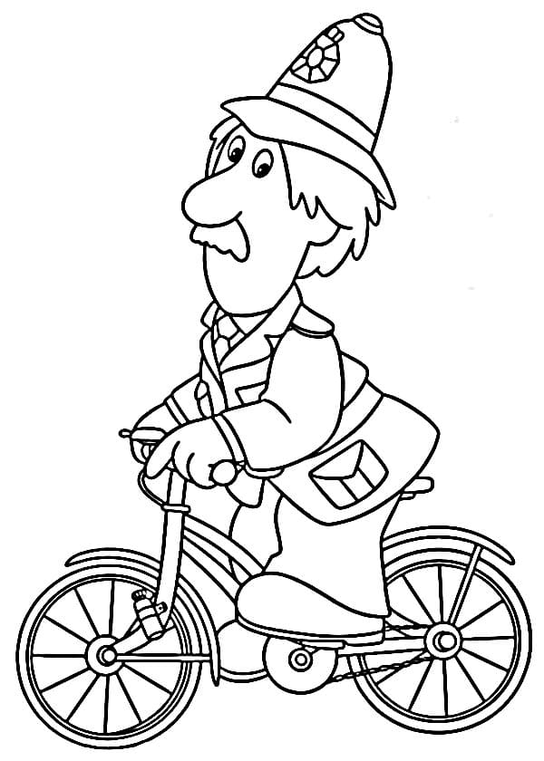 Kostenloses Fahrrad ausmalbilder