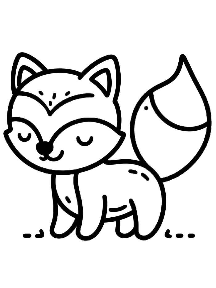 Kostenloses Fuchs Bild ausmalbilder