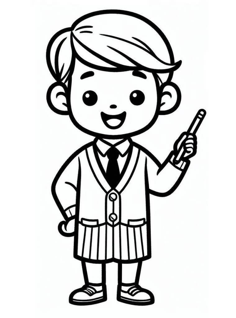 Kostenloses Lehrerbild ausmalbilder