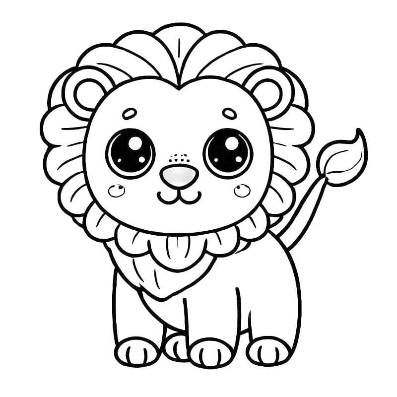 Kostenloses Löwe Bild ausmalbilder
