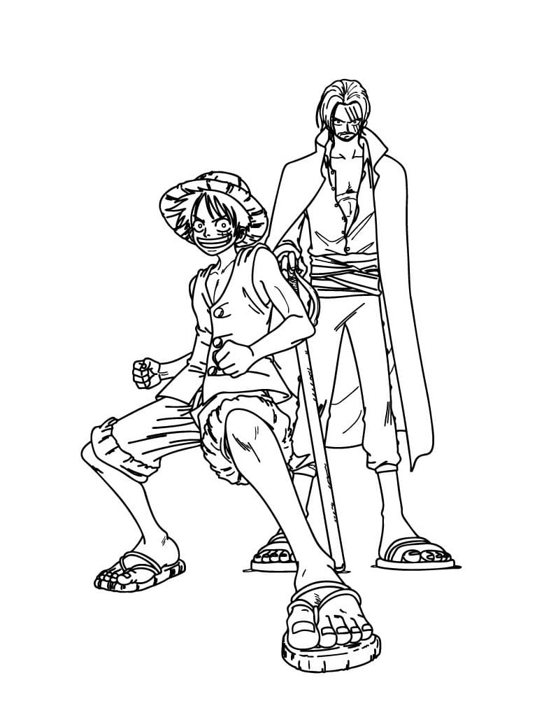 Kostenloses Luffy Bild ausmalbilder