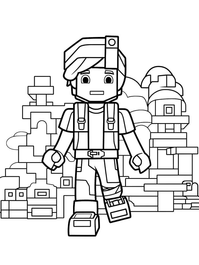 Kostenloses Roblox ausmalbilder