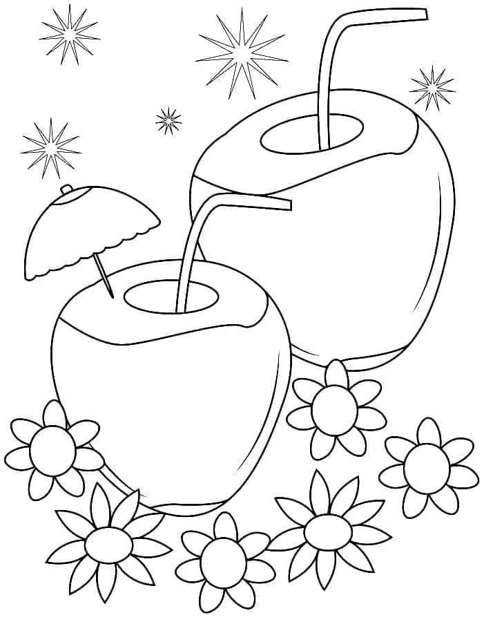 Kostenloses Sommersbild ausmalbilder