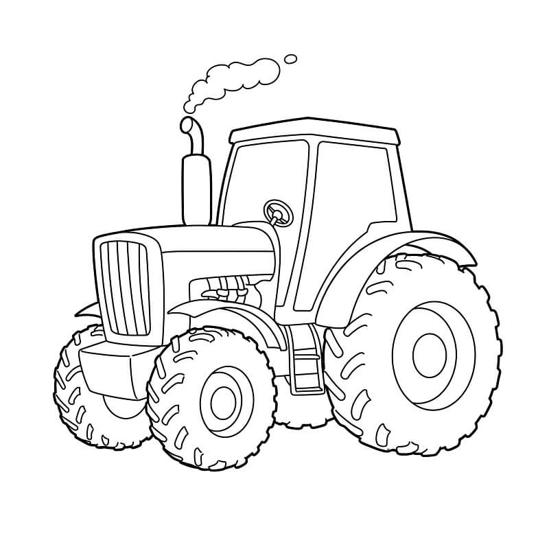 Kostenloses Traktorbild ausmalbilder