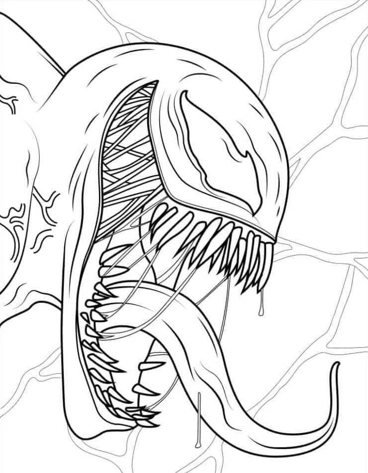 Kostenloses Venom Bild ausmalbilder