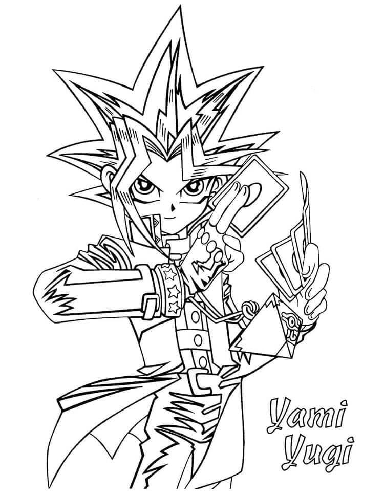 Kostenloses Yu-Gi-Oh ausmalbilder