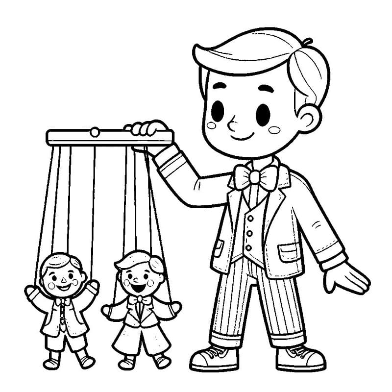 Kostenloses Zirkus ausmalbilder