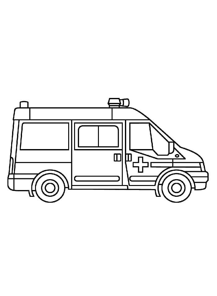 Krankenwagen Bild ausmalbilder