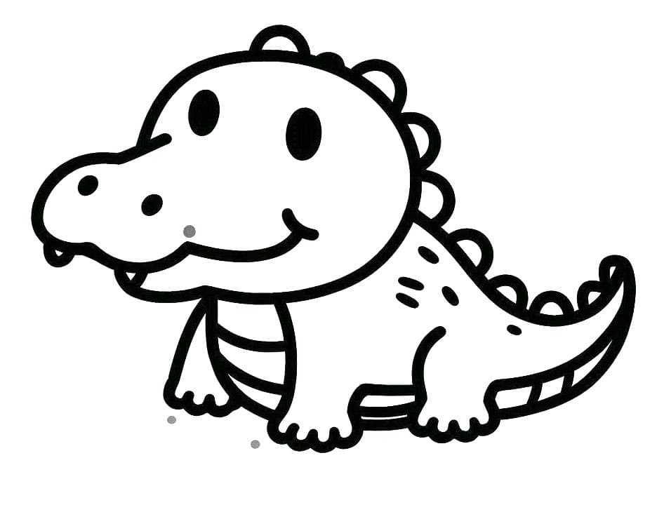 Krokodil Druckbar Für Kinder ausmalbilder