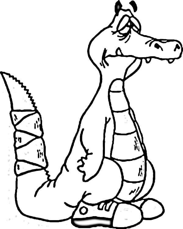 Krokodil Für 2-Jährige Kinder ausmalbilder