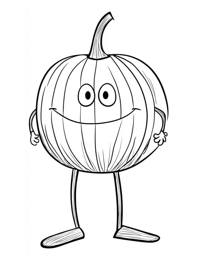 Kürbis für 5-jährige Kinder ausmalbilder