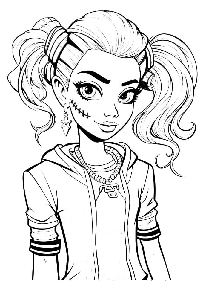 La ragazza di Monster High ausmalbilder