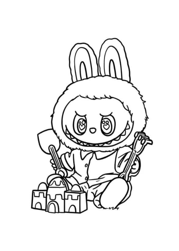 Labubu 4 ausmalbilder