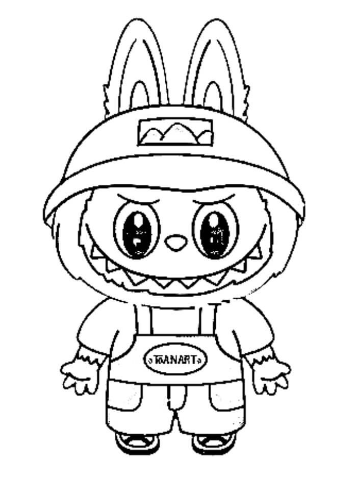 Labubu Bild Kostenlos ausmalbilder